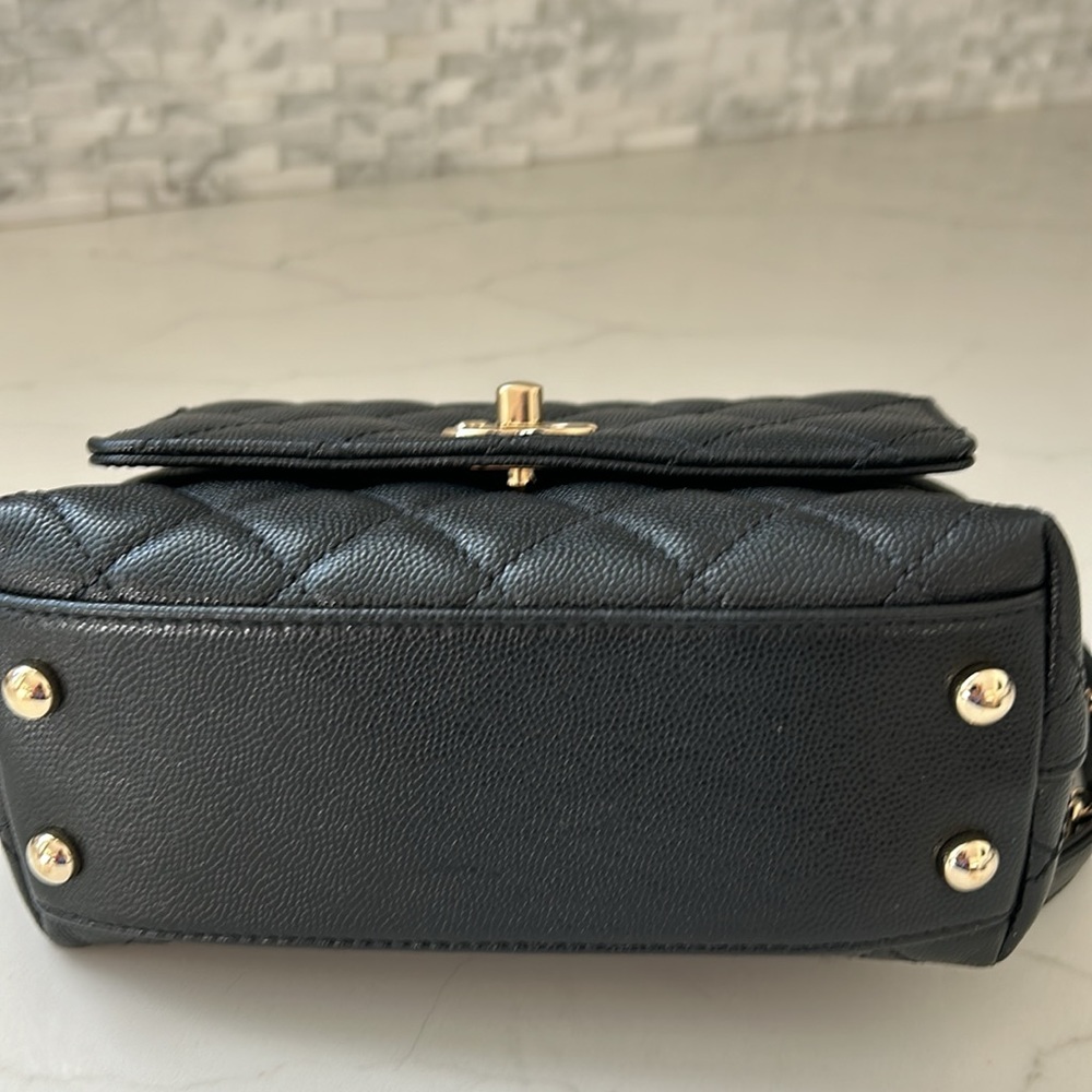 Chanel Black Quilted Caviar Extra Mini Coco Handle TPM Gold Hardware, 2021 - Picture 15 of 15